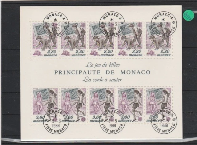 Monaco    Block   gestempelt    MiNr. Block 44
