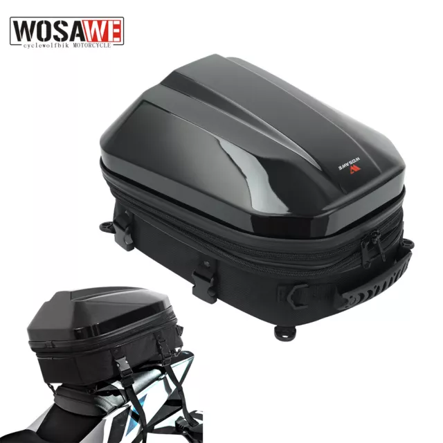 Motorrad Hecktasche Helm Topcase Motorradtasche Kofferraum Trage Wasserdicht Box