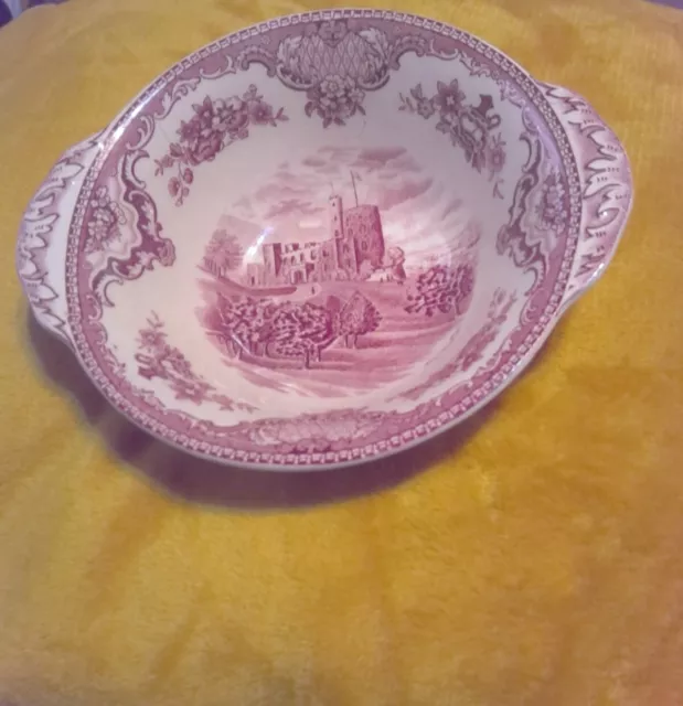 Vintage Johnson Bros. England Old Britain Castles Serving Bowl-Hairline Crack