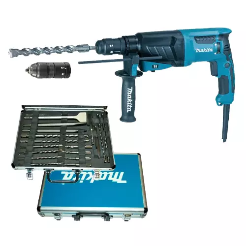 Perforateur Makita HR2630TX12 Marteau Démolisseur 800 W Douille Sds-Plus 2