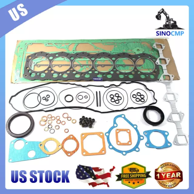 3046 S6S Engine Full Gasket Kit Set Fit For CAT D3C D4C D5G D5C 933 933C Dozer