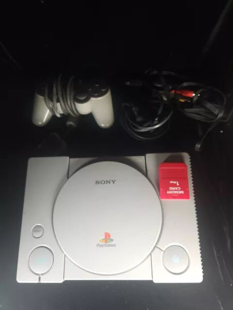 PSone Playstation 1 Console Bundle PAL  + Games - Chipped Tested