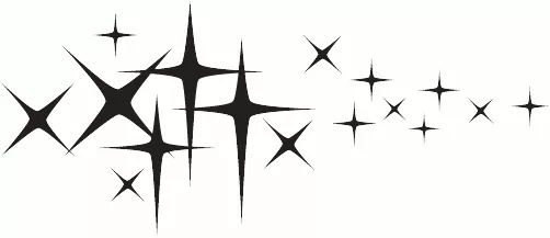 Large Stars x 2 vinyl graphics car side stickers decals,tribal fun racing vw