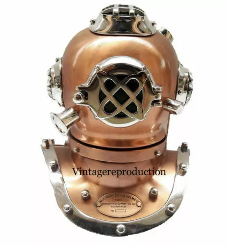 U.S Navy Mark IV Replica Scuba Divers Helmet 7 Inch Maritime Diving Helmet