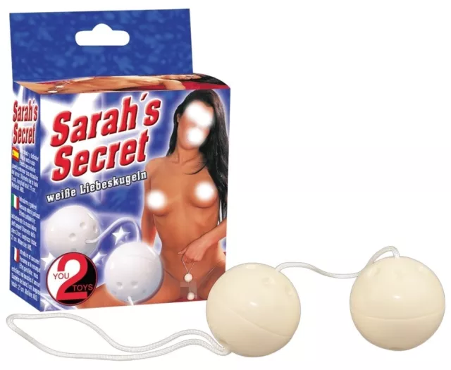 Palline geisha Anali e Vaginali Sarah Secret White Sexy shop sfere piacere eros