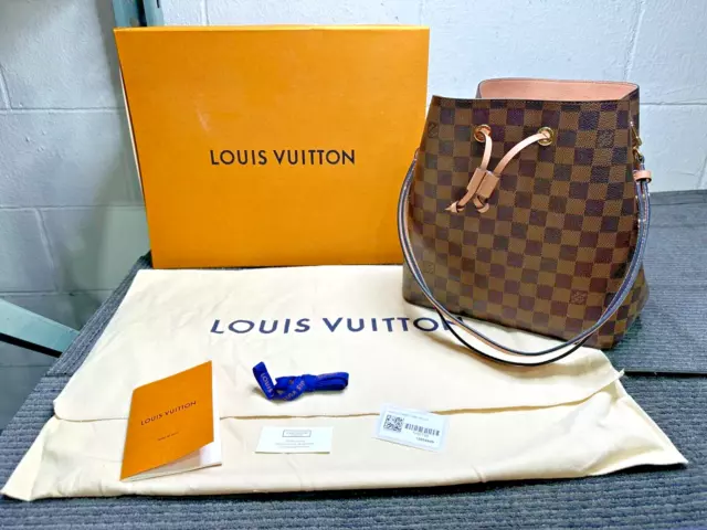 Louis Vuitton LOUIS VUITTON Damier Neonoe N40198 Damier Ebene Canvas Ladies  Auth