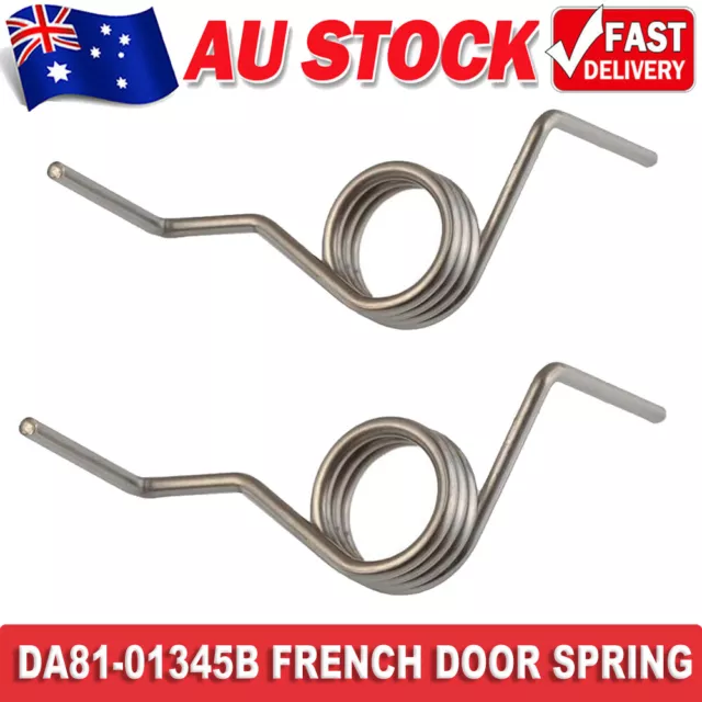 2PCS Refrigerator French Door Spring DA81-01345B Replacement for Samsung