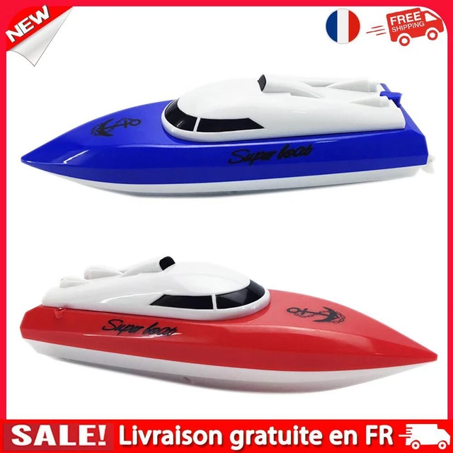 LAFALA Mini Remote Control Boat RC Boat 2.4Ghz 360 Rotating LED Lights Bulit-in Rechargeable Battery Swimming Pool BathtubToys Remote Control Boats For Kids 8-12 Years Birthday Gift Spider