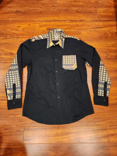 Civil Regime Long Sleeve Button Front Shirt Size XL Made in U.S.A