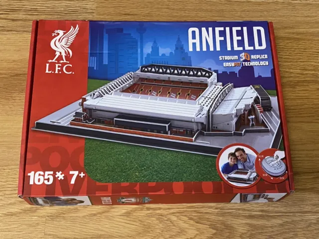 Liverpool FC Anfield Stadium 3D Replica 2014 ~  165pcs ~ New/Contents Sealed