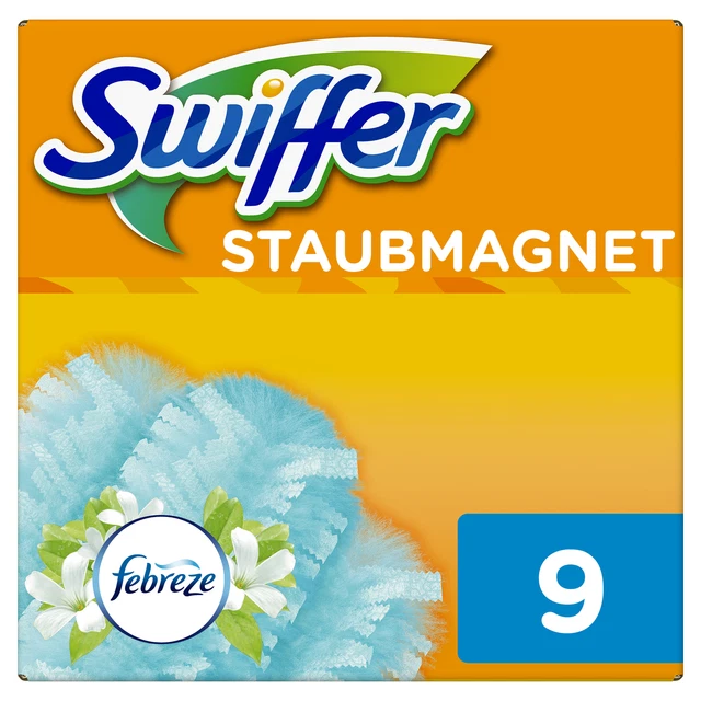 5x Swiffer imán de polvo paquete de recarga con la fragancia fresca de Febreze (9 paños)