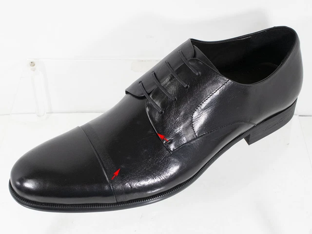 Kenneth Cole New York Hommes Chef De Crosse Cuir Oxford Chaussure, Noir, us 13
