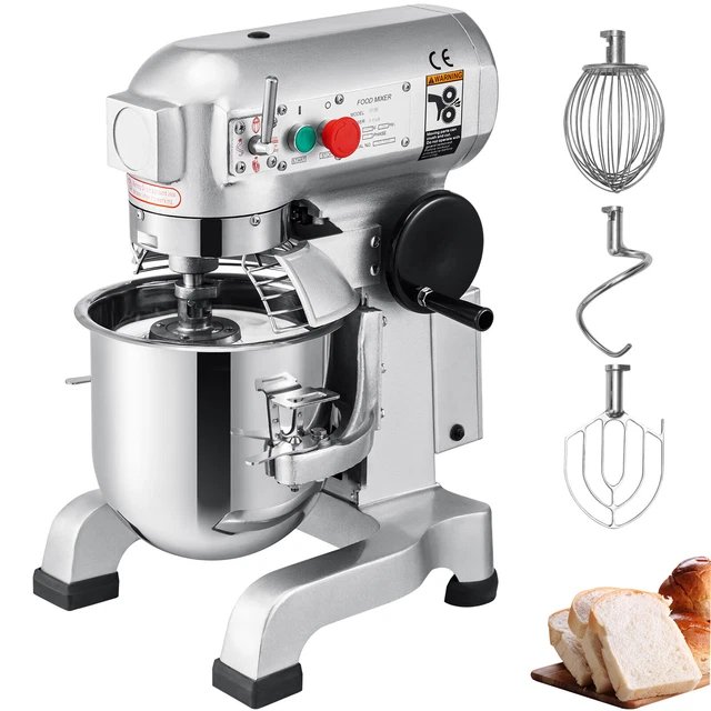VEVOR COMMERCIAL ELECTRIC Food Mixer 15Qt Stand Machine Dough Mixer 3