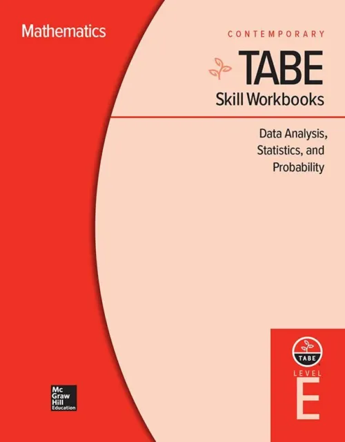 Contemporary `Tabe Skill Workbooks Level E: Data Analysis, S (US IMPORT) ACC NEW