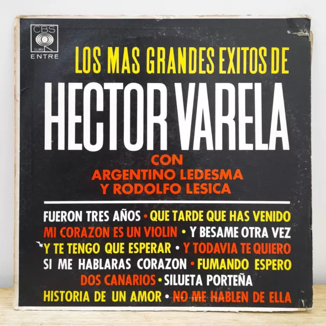 Los Mas Grandes Exitos De Hector Varela - Tango - Lp - Tesoros