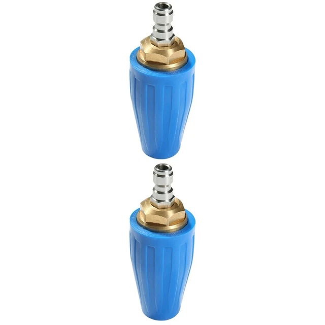 2 pcs Pression Rasoir Buse tournante de buse turbo tournant la buse à haute