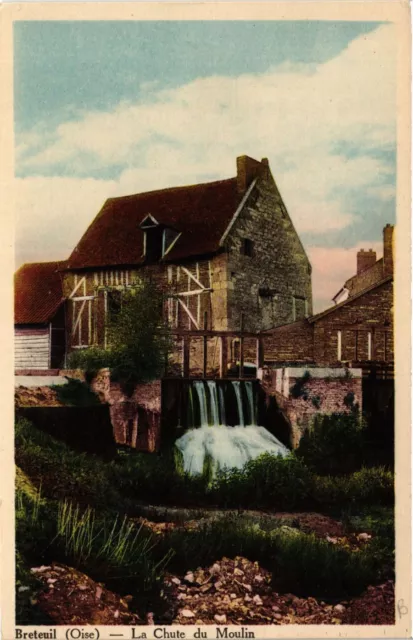 CPA BRETEUIL OISE - La Chute du Moulin (424219)