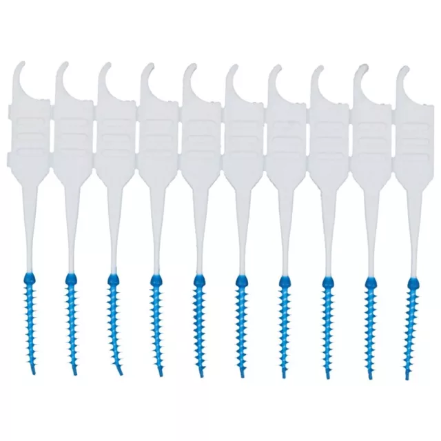 200Pcs/Box Soft Silicone Dental Floss Interdental Brush Disposable Teeth