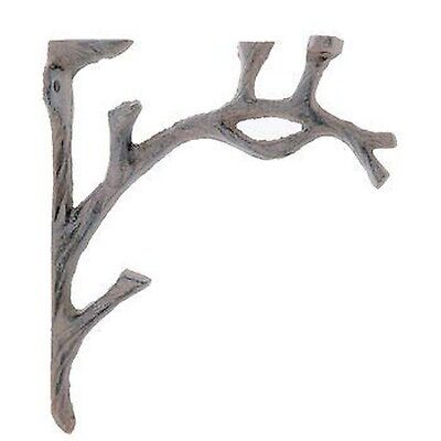 Heavy Cast Iron All-Purpose Bracket - Tree Branch Design - 6-1/4 inches X 7-1...