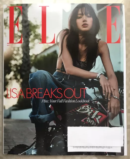 ELLE MAGAZINE SEPTEMBER 2024 BLACKPINK Lisa Kelly Rutherford Kit