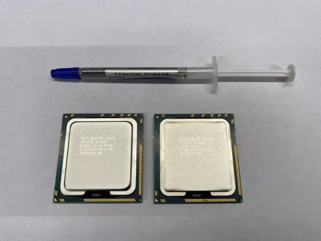 2 x Intel Xeon X5680 - 3,33GHz – Six Core CPU - SLBV5 - LGA 1366 - mit Rechnung