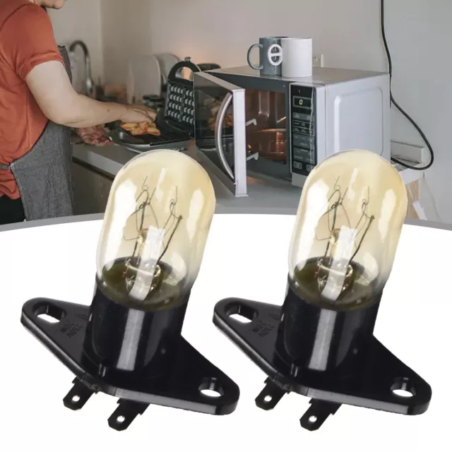 Durable Light Bulb Microwave Ovens Elegant Fixing Glass Versatile 250V