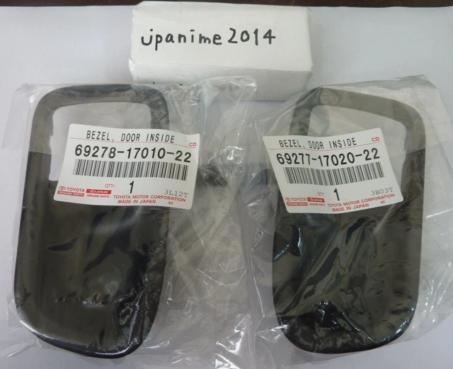 TOYOTA GENUINE MR2 SW20 Door Inside Handle Bezel LH & RH Set * 20.00