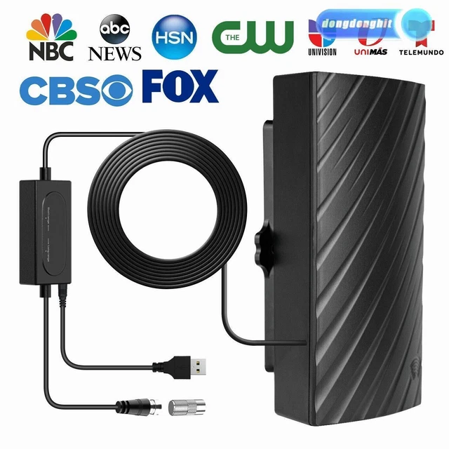 5600 Miles Digital TV Antenna HDTV Amplified 4K 1080P Waterproof Outdoor Indoor