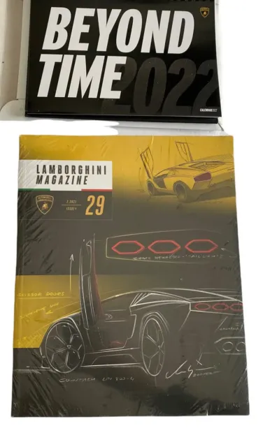 Lamborghini magazine 29 2022 Desk Calendar New Sealed Sports Car Countach Book