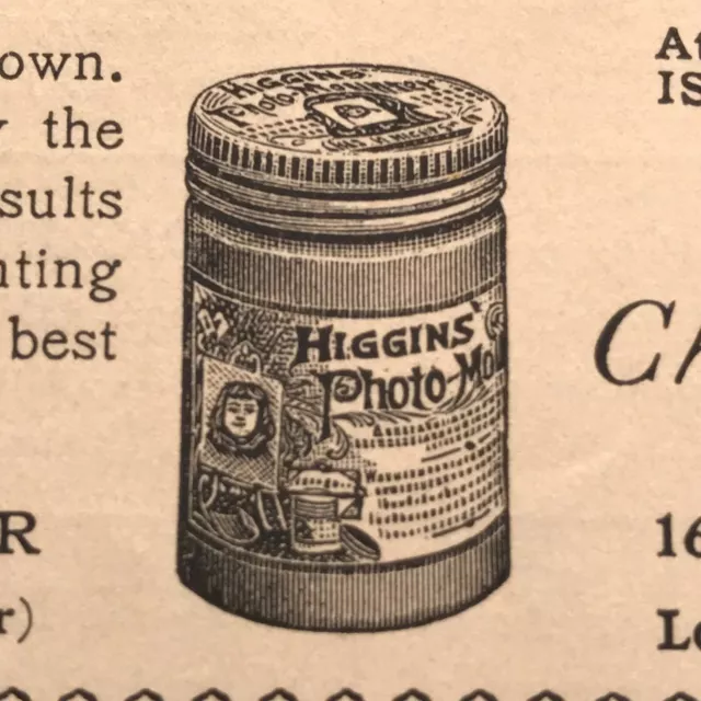 1880s-90s Victorian Print Ad Chas M. Higgins & Co. / 2T1-49A