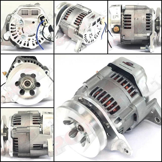 Classic Mini A127 Type Alternator - Right Hand RH 12V 75 Amp Uprated Replacement Part GXE2297