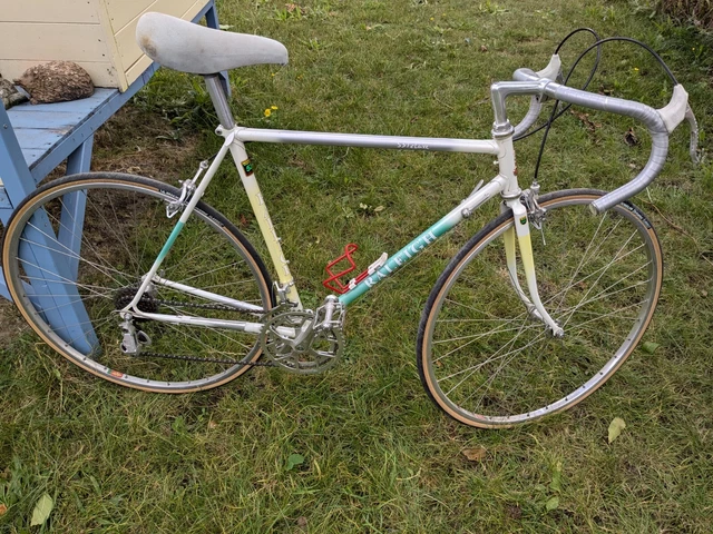 Vélo De Route Raleigh 531c - Cadre Acier 56 Cm - 12 Vitesses - Vintage 1990