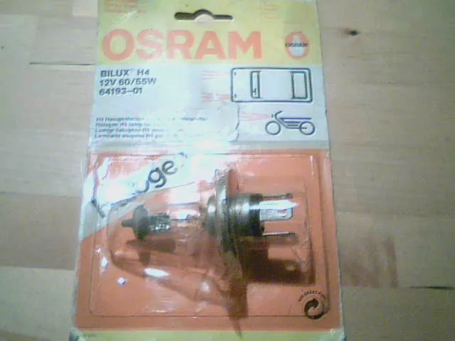 1 OSRAM Hauptscheinwerfer-Lampe BILUX H4 12V 60/55 W Halogen NEU !!!!!!