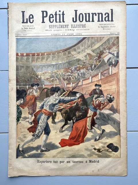 quot;LE PETIT JOURNAL N°854 du 31/3/1907" HUMBLES HÉROS / SAMEDI-SAINT EN