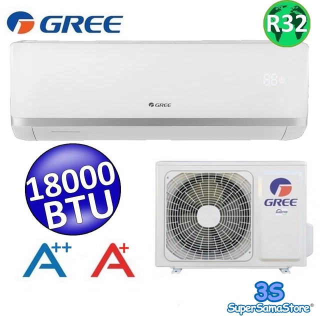 3S Gree Bora Climatiseur Split Simple 18000 Btu Classe A++/A+ Inverter R32