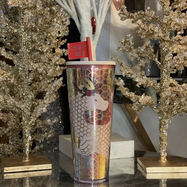 2024 STARBUCKS YEAR of the Dragon Lunar New Year Tumbler 24 Cold Cup