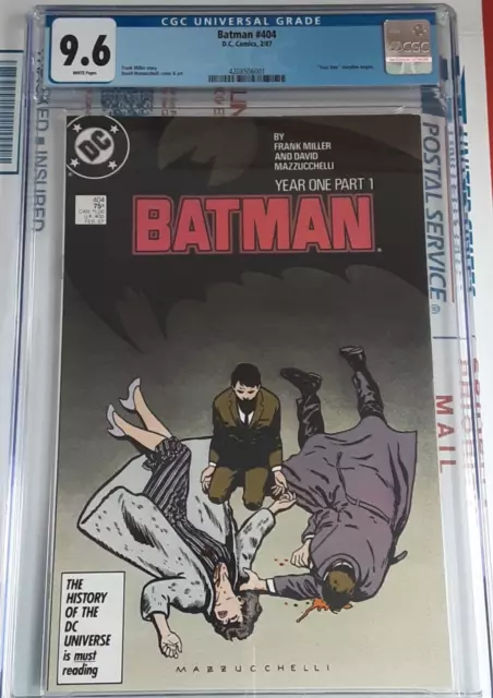 Batman #404 CGC 9.6 Frank Miller 1ST HOLLY ROBINSON NEW ORIGIN CATWOMAN YEAR ONE