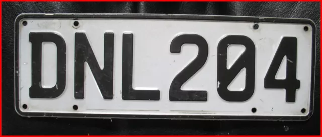 Latest License or Registration plate for a car from New Zealand