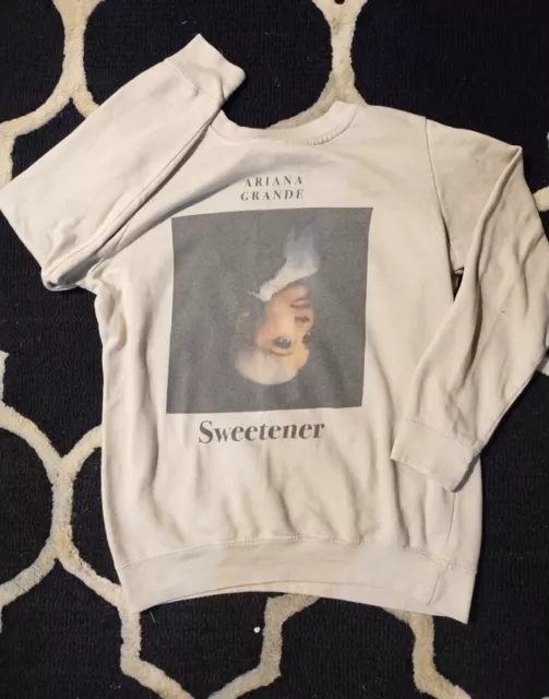 ARIANA GRANDE SWEETENER Tour Sweatshirt Size Small $10.00 - PicClick