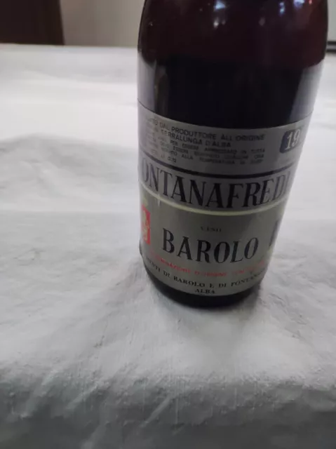 Bottiglia Barolo Fontanafredda Vendemmia 1968 3