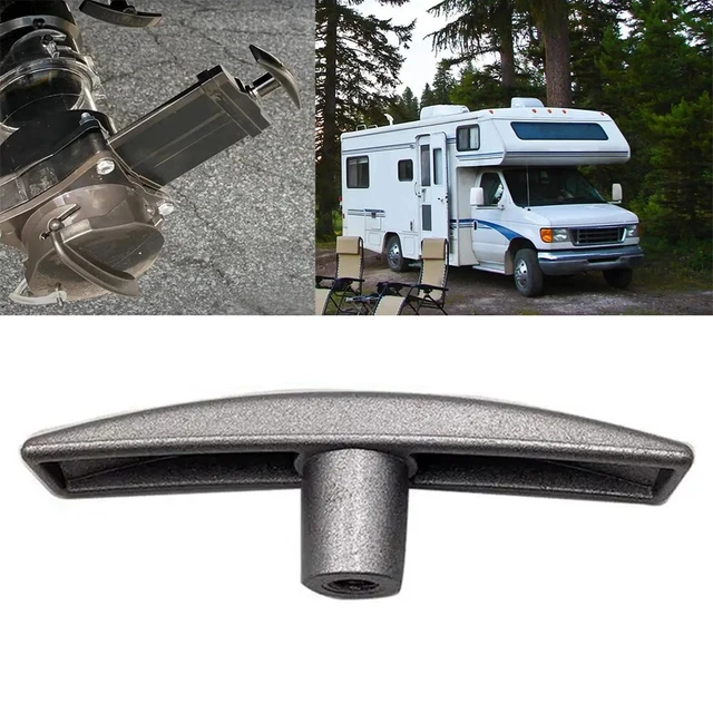 Poignée En T Pour Vidange Camping-car - 2 Poignées De Rechange Universelles (Filetage 1/4")