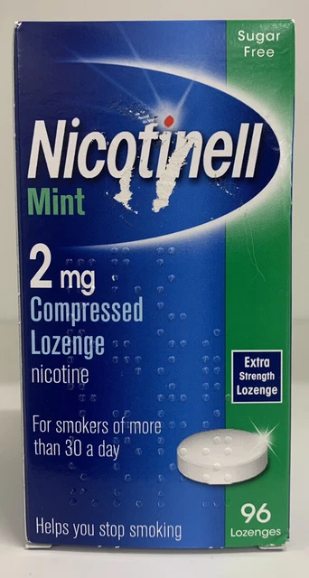 96 pastillas comprimidas Nicotinell Nicotnell Nicotnell como nuevas 2 mg Exp 08-22