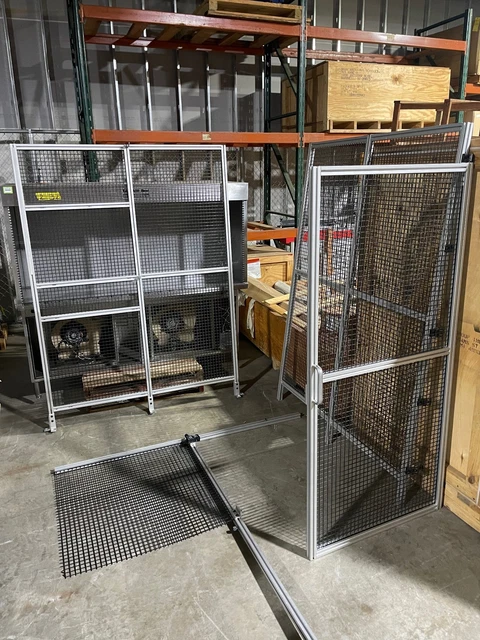 GENUINE TSLOTS T-Slot Aluminum Extrusion Cage Door Panels Lot TS15-15L 1.5"