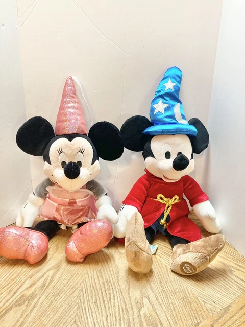 Disney Store Exclusive Mickey&Minnie Mouse 18in Plush Wizards