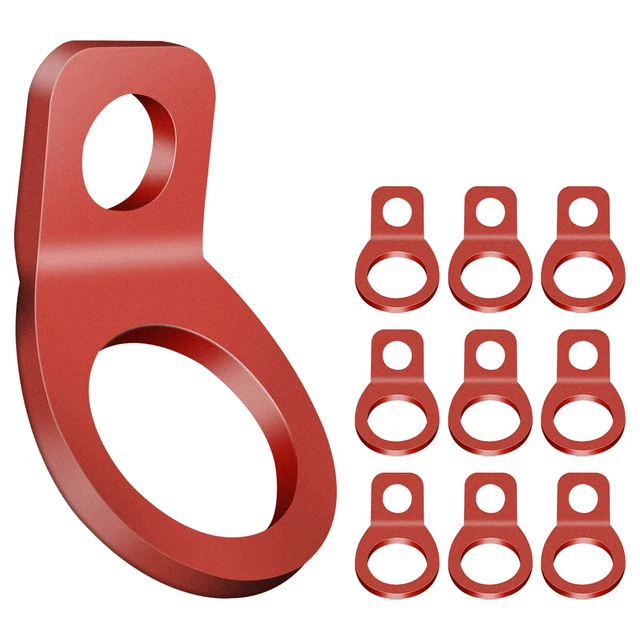 Tie Down Strap Rings Tie-Down Anchors Hooks Stainless Steel Lashing Rings wit...