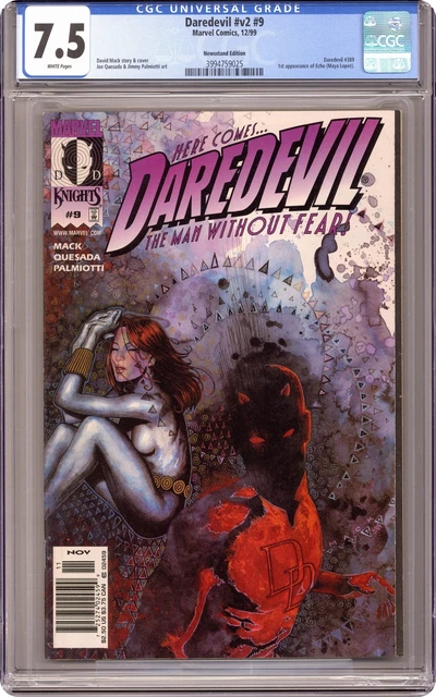 Daredevil #9 CGC 7.5 Newsstand 1999 3994759025 1st app. Maya Lopez as Echo