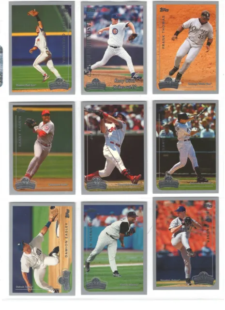 1999 Topps Opening Day Baseball Team Sets *Pick Your Team*