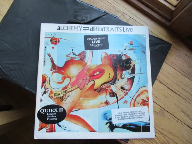 Dire Straits Alchemy LIVE 2LP Warner Bros PROMO  on Quiex Audiophile Vinyl