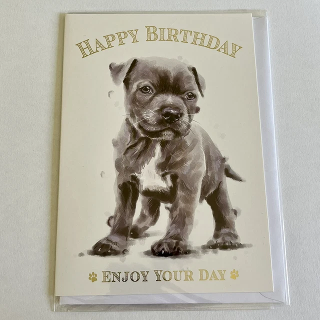 Biglietto di auguri di compleanno pechinese, 147 x 147 mm, con simpatico cane