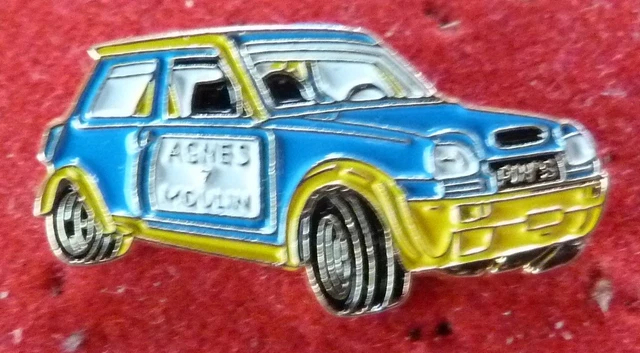 Pin's Renault 5 Turbo Maxi Galland Racing – Rare, Métal, Collection Voiture